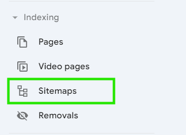 To see the sitemap information there's a button in the left side menu in Google Search Console.