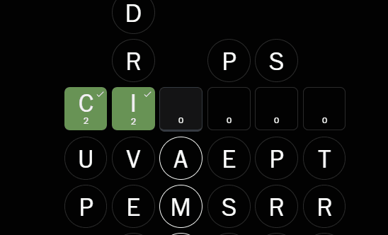 What means if it's a green squre in the keywoed game.